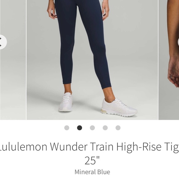 Lululemon Wunder Train High Rise tights 25” - Picture 8 of 9
